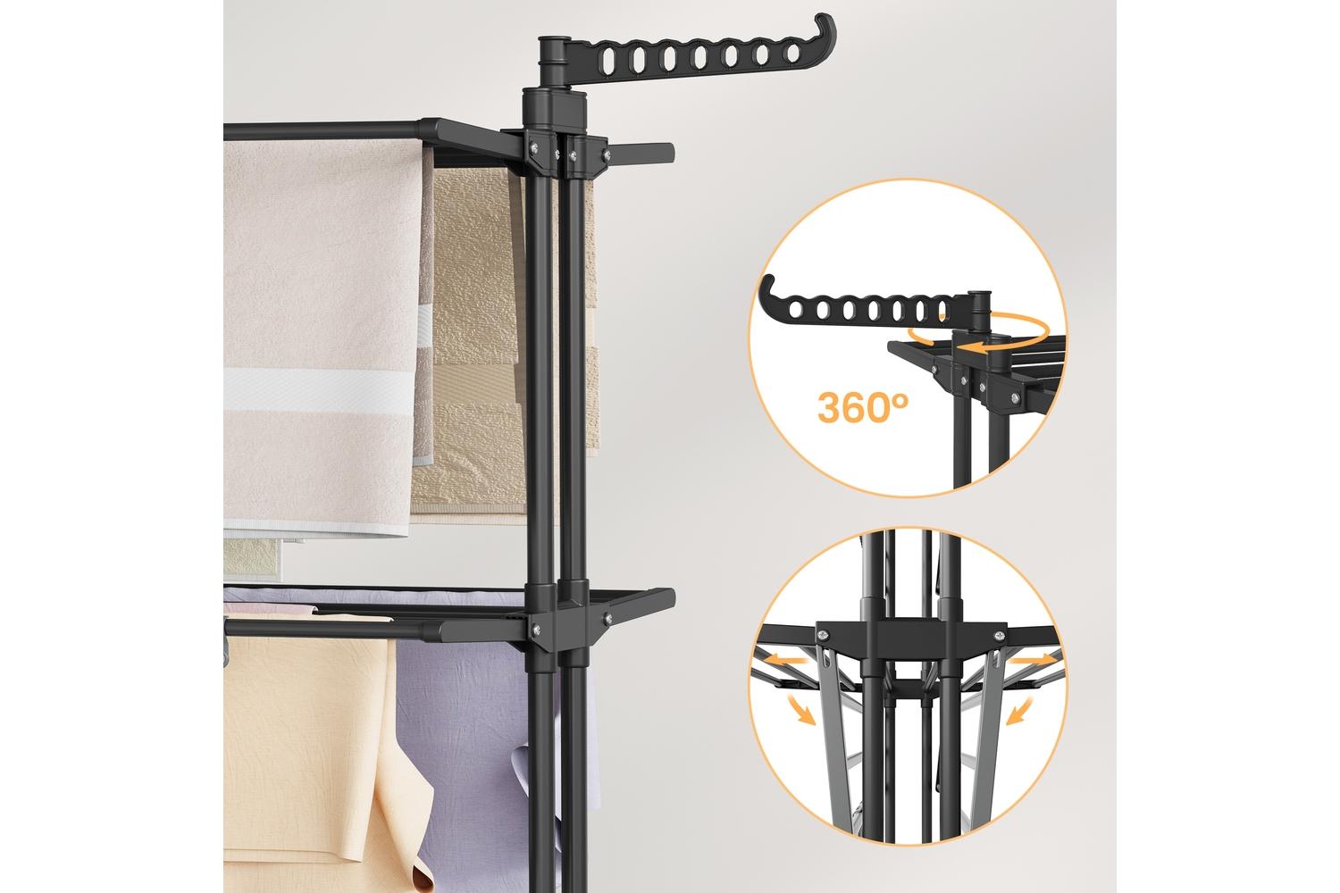 Clothes Drying Rack | Clothes Storage | Stainless Steel | Large-7