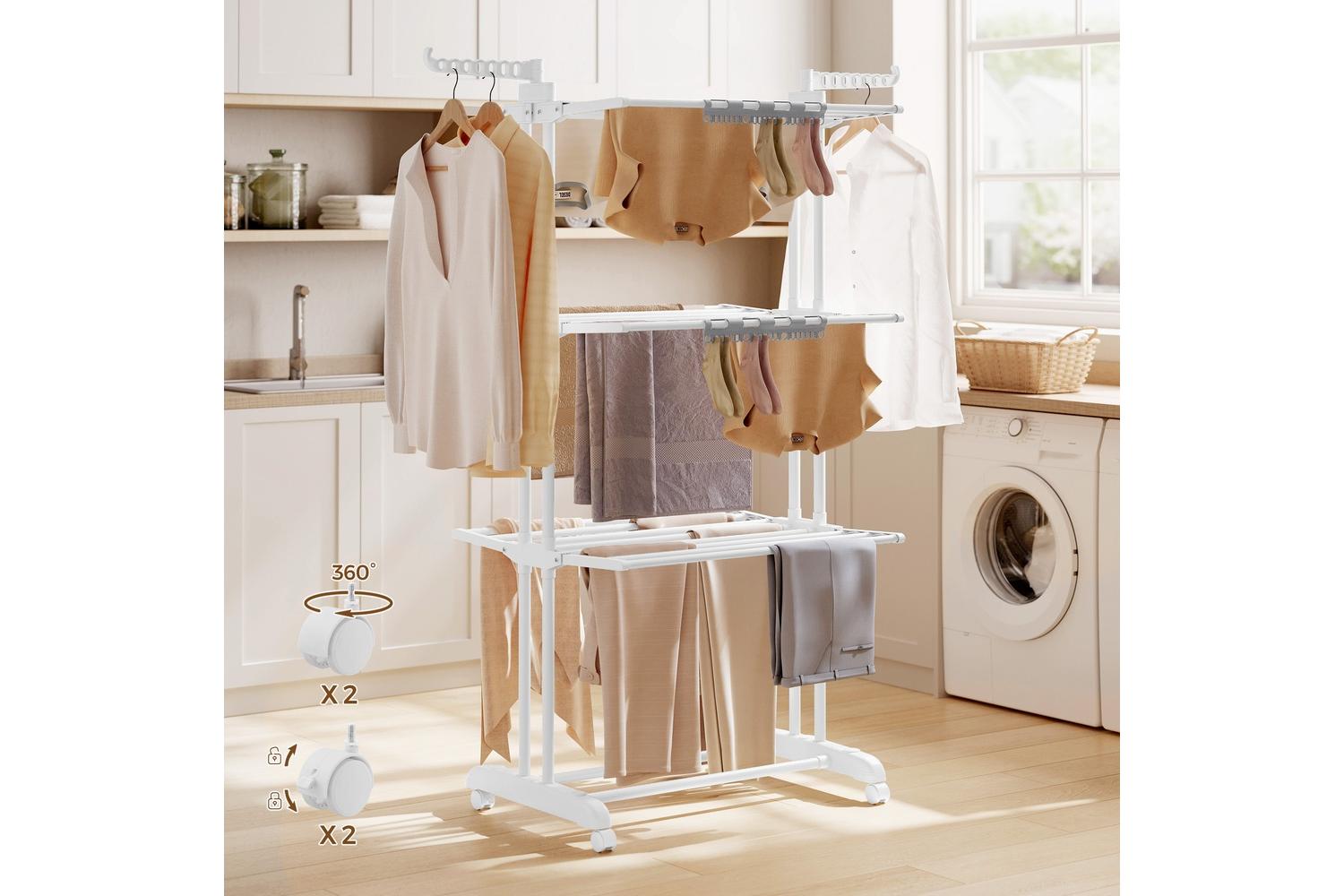 Clothes Drying Rack | Clothes Storage | Stainless Steel | Large-5