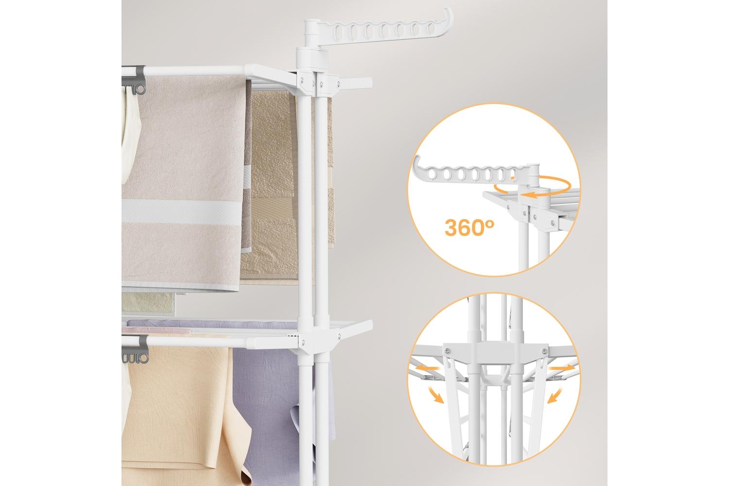 Clothes Drying Rack | Clothes Storage | Stainless Steel | Large-8