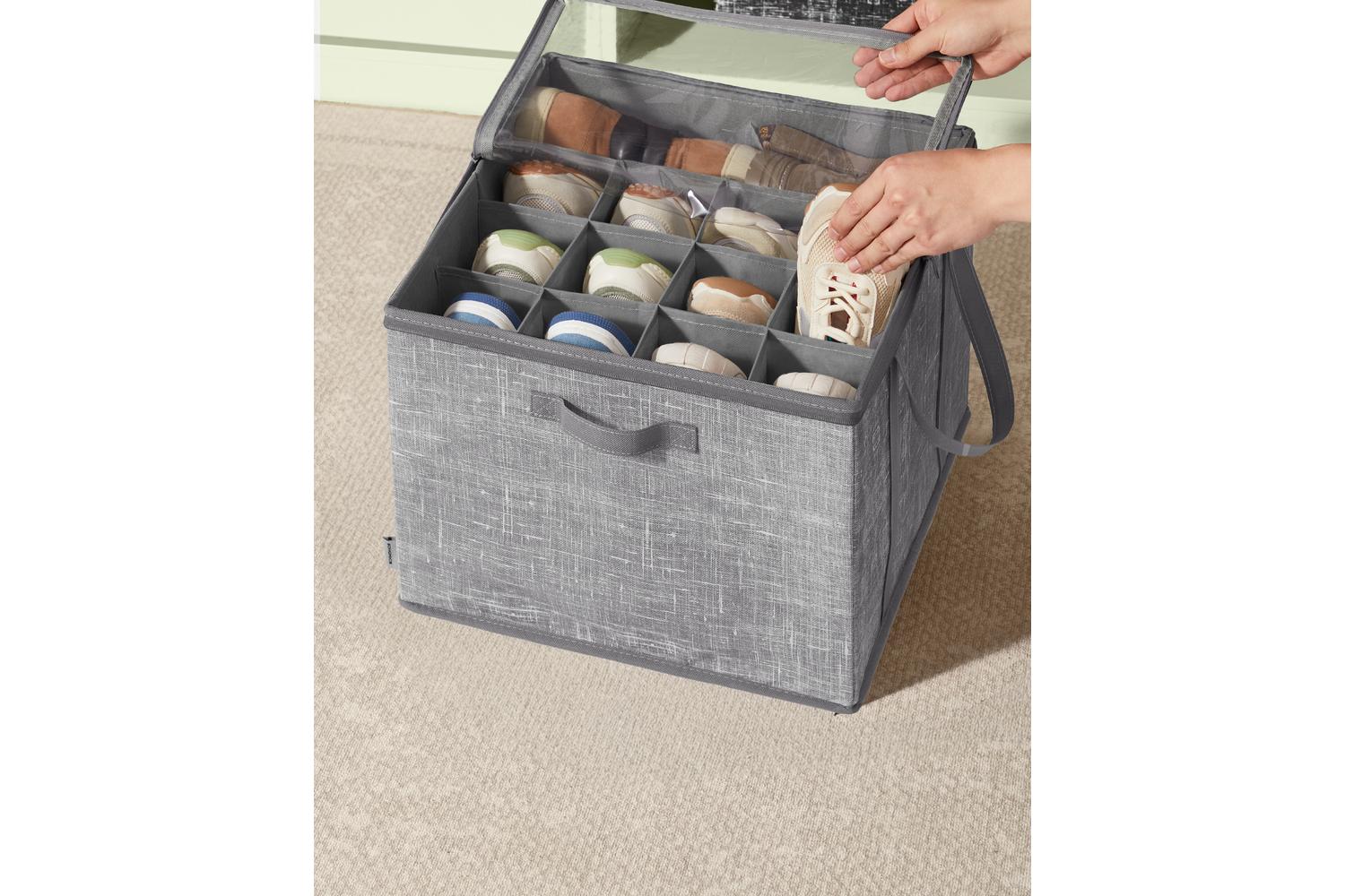 Shoe Organizer | Storage Box | Non-woven Fabric | 42 X 42 X 31.7 Cm-2