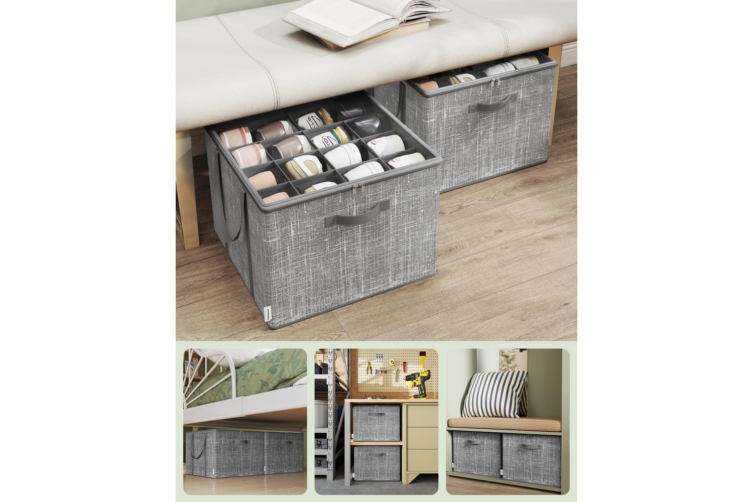 Shoe Organizer | Storage Box | Non-woven Fabric | 42 X 42 X 31.7 Cm-3