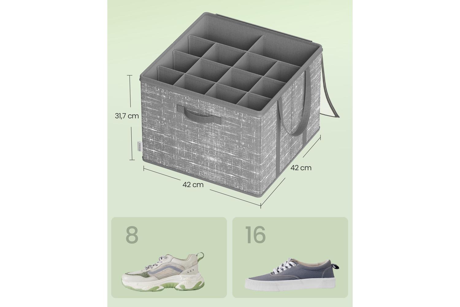Shoe Organizer | Storage Box | Non-woven Fabric | 42 X 42 X 31.7 Cm-5