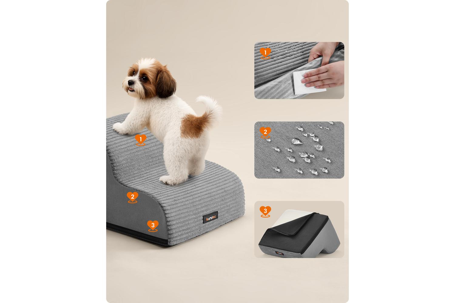 Pet Steps | Pet Stairs | High-density Foam | Two Step-4