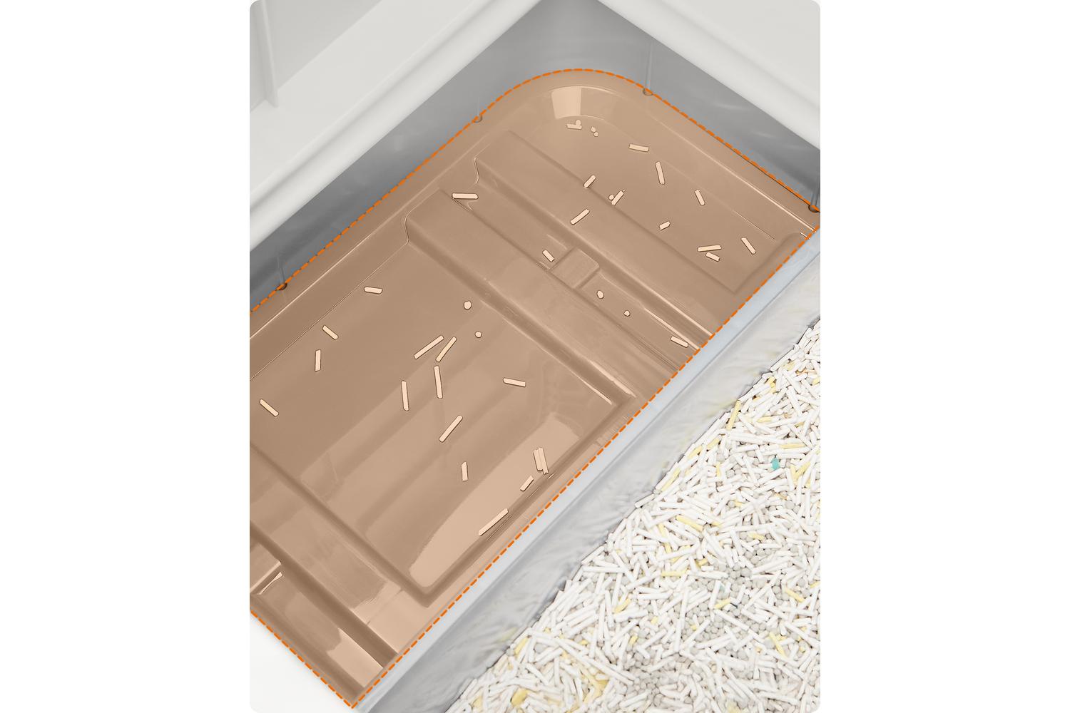 Foldable Pull-out Cat Litter Box | Cat Litter Box | Plastic | Large-2