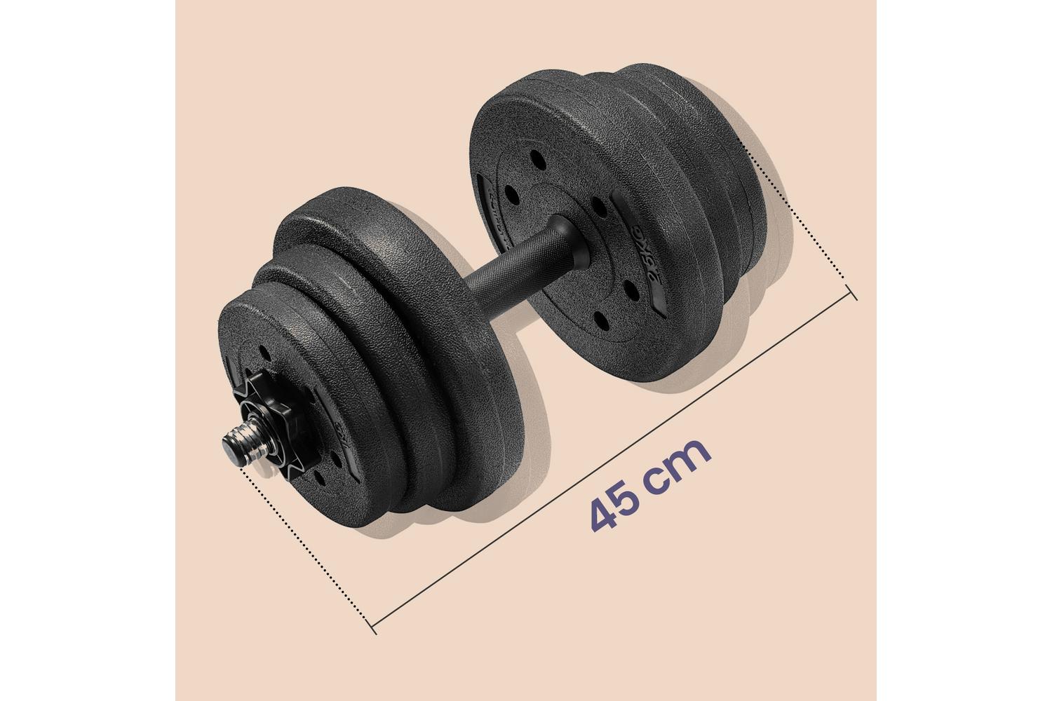 Songmics Dumbbell Set | Free Weights | Pe Coated | 30kg-4