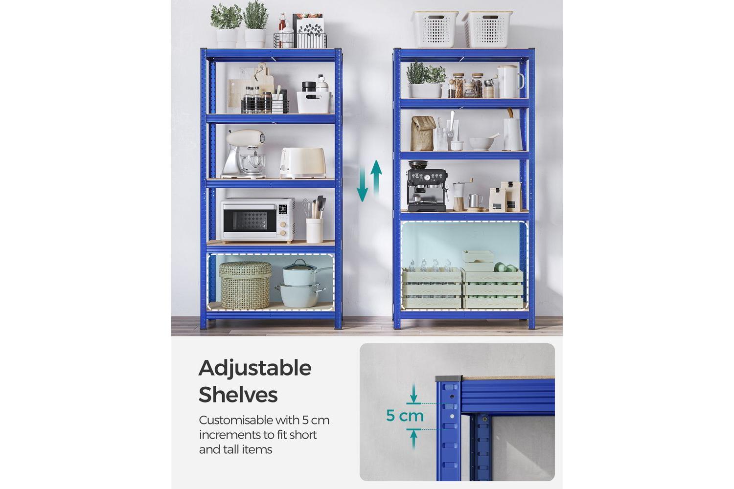 Songmics Shelving Unit | Garage Shelving | Steel Frame | 180 X 90 X 40 Cm-3