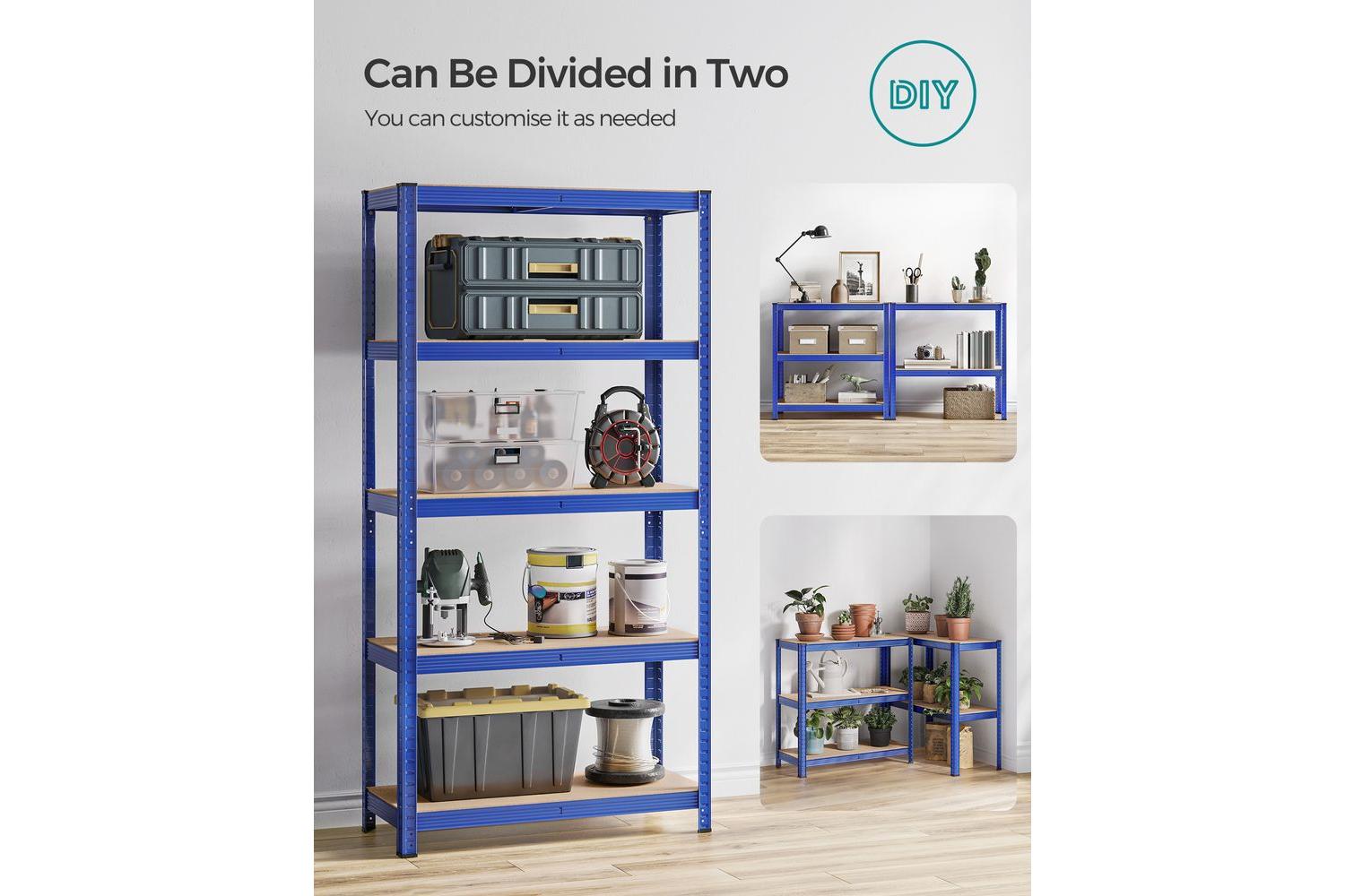 Songmics Shelving Unit | Garage Shelving | Steel Frame | 180 X 90 X 40 Cm-5