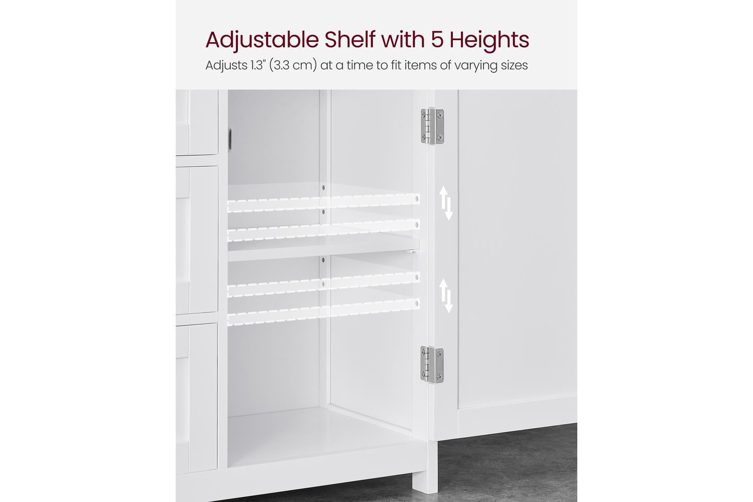 Vasagle Storage Cabinet | Bathroom Storage | 80cm-4