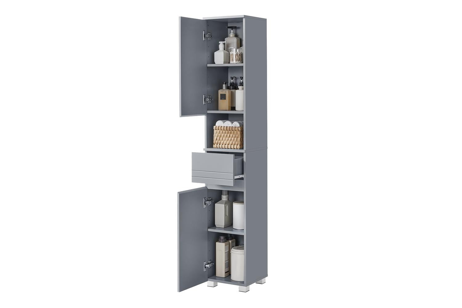 Vasagle Storage Cabinet | Bathroom Storage Unit | 170cm-2