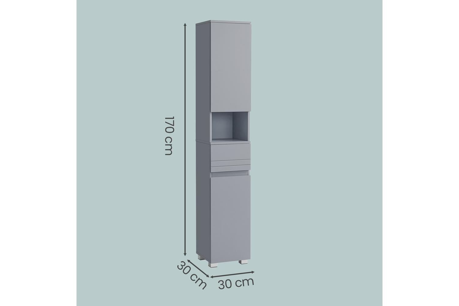 Vasagle Storage Cabinet | Bathroom Storage Unit | 170cm-3