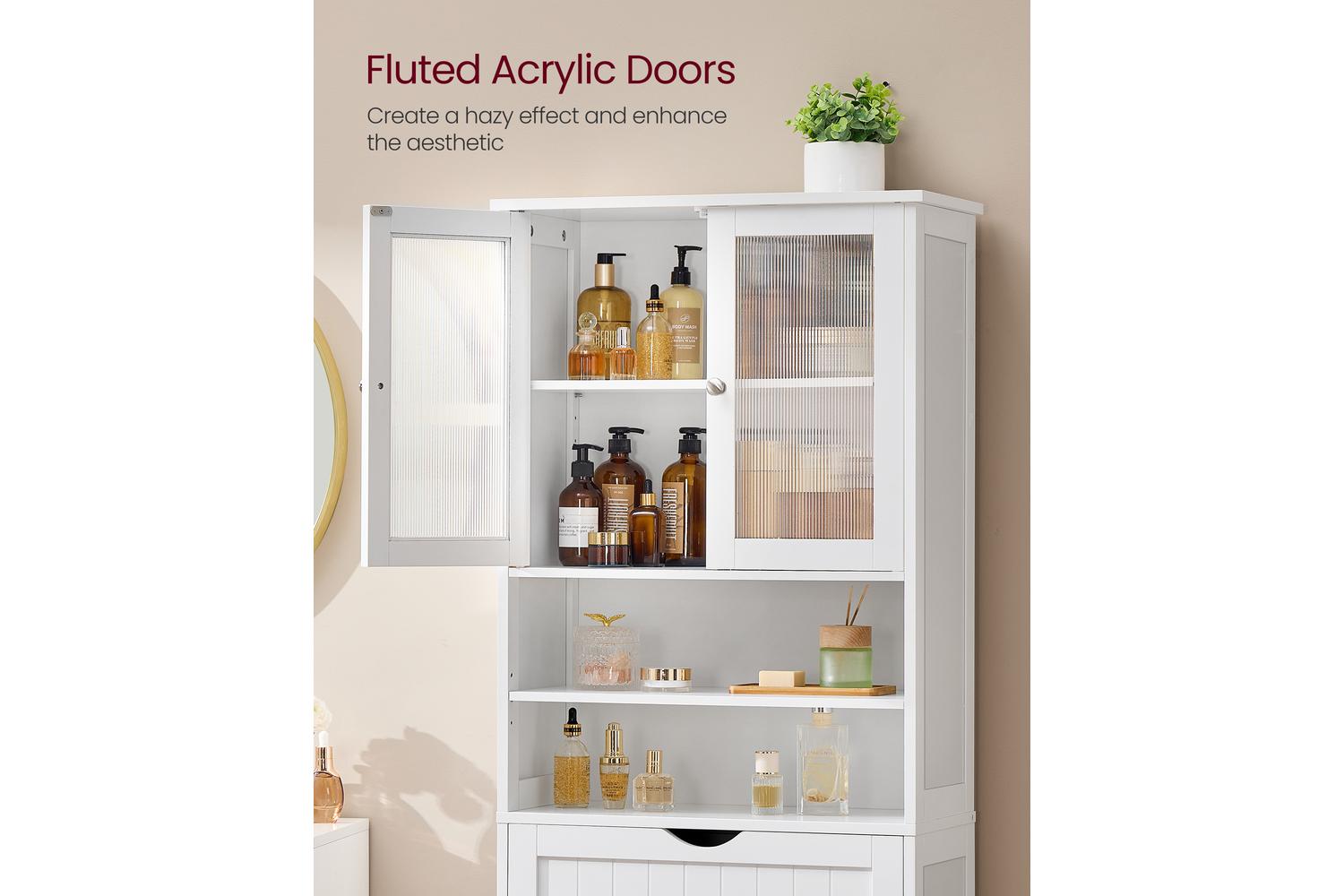 Vasagle Storage Cabinet | Bathroom Storage Unit | Tall-3