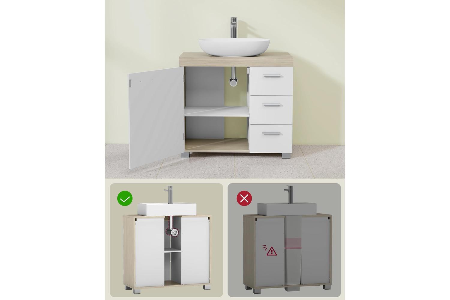 Vasagle Washbasin Cabinet | Bathroom Storage | 70cm-5