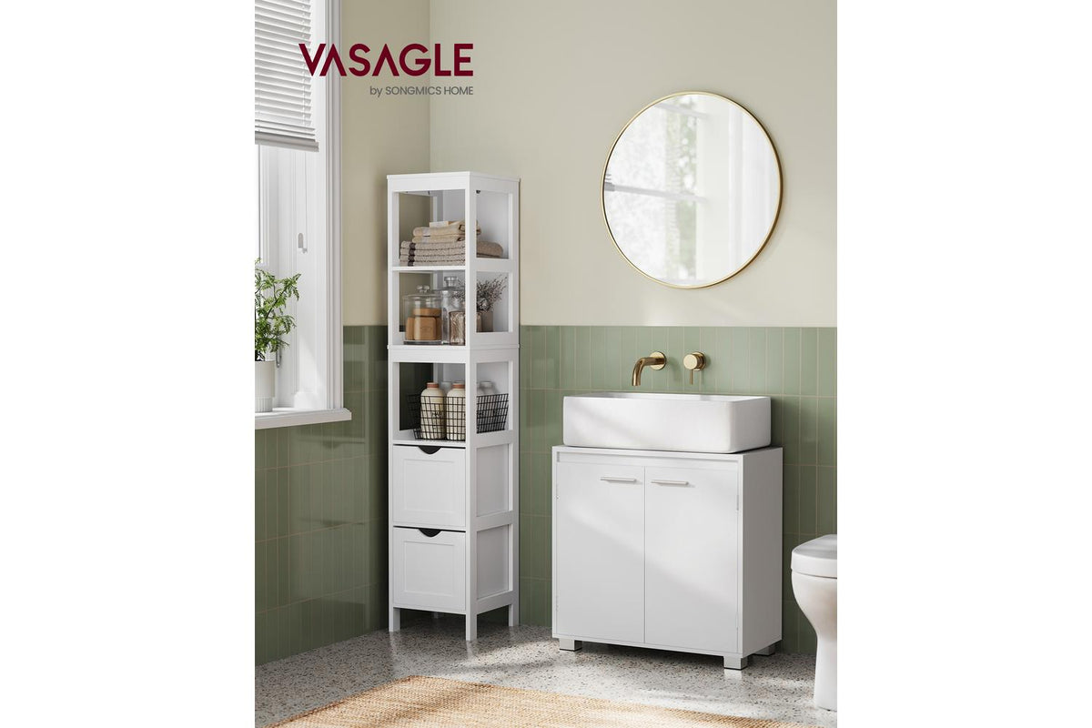Vasagle Washbasin Cabinet | Bathroom Storage | 60 X 60 Cm-2