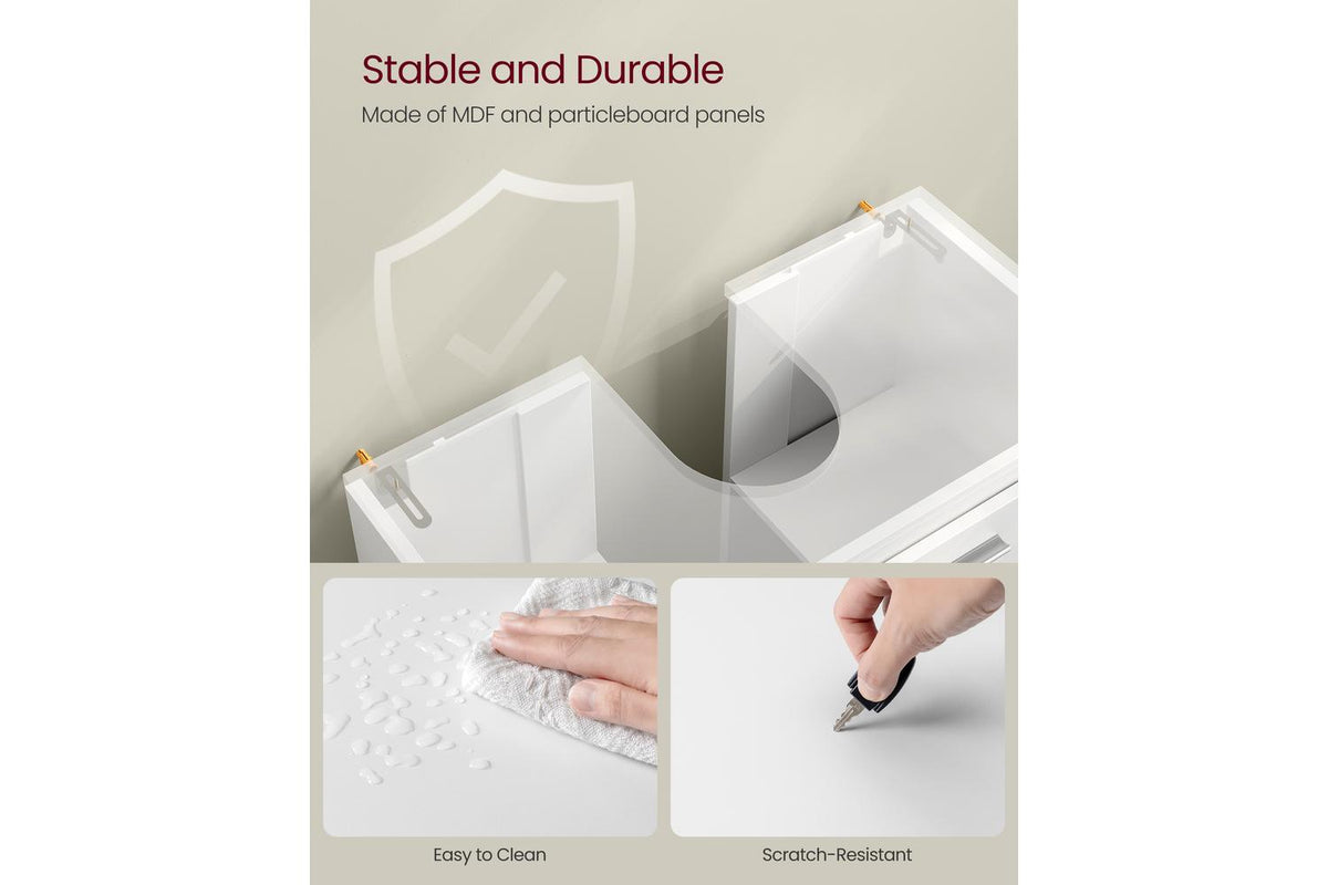 Vasagle Washbasin Cabinet | Bathroom Storage | 60 X 60 Cm-5