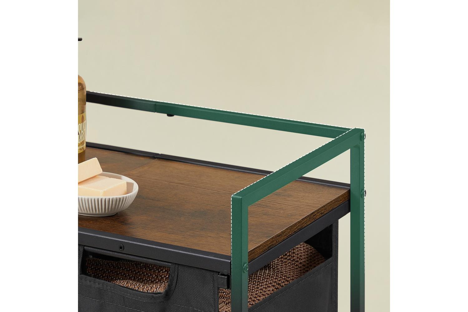Vasagle Laundry Hamper | Laundry Sorter | Steel & Particleboard-6