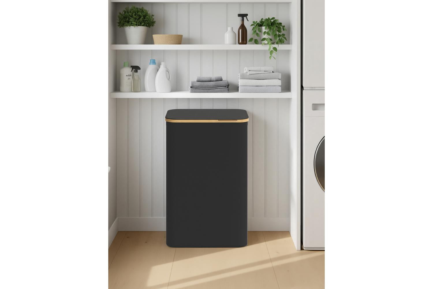 Songmics Laundry Hamper | Laundry Basket | Oxford Fabric | 90l-4