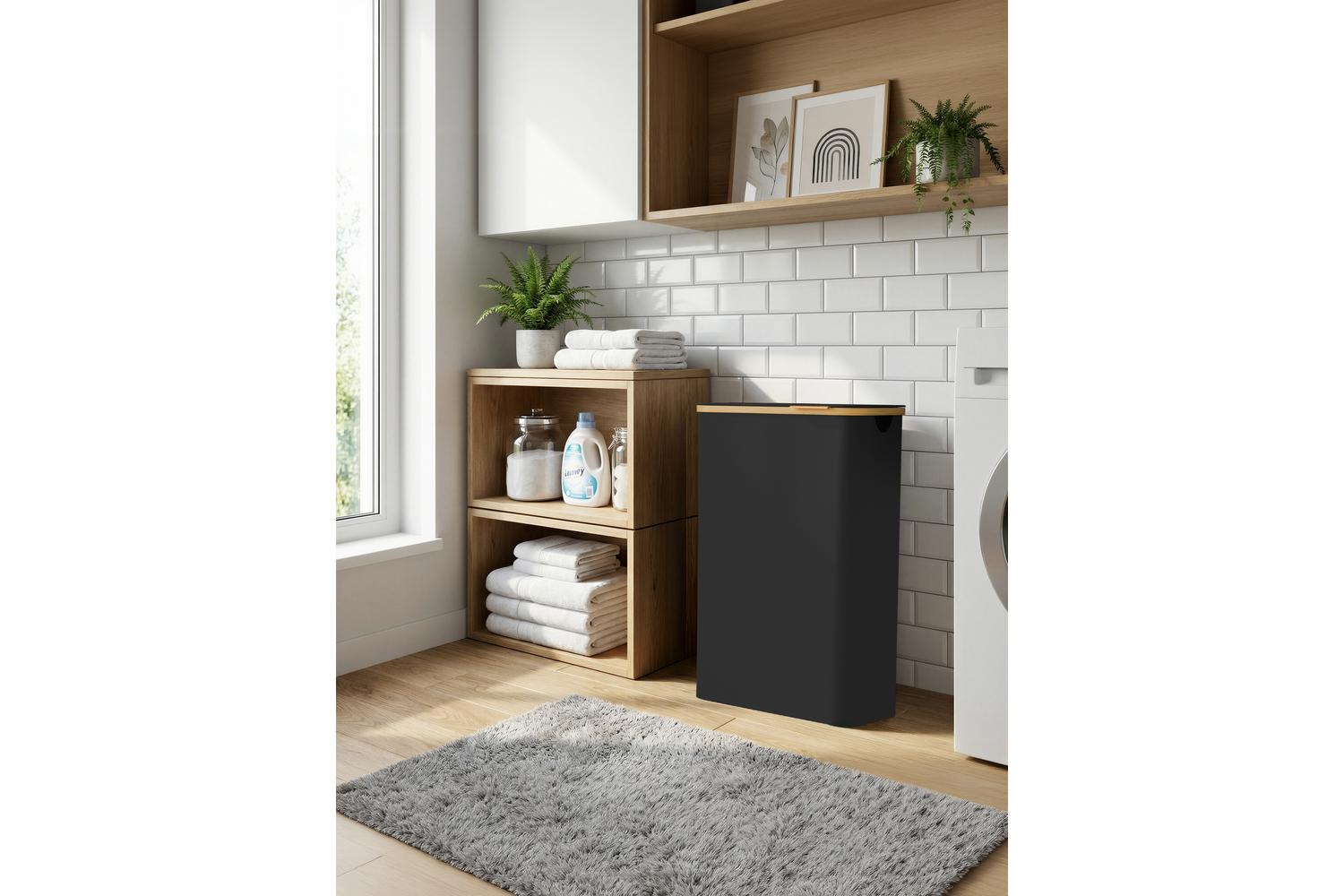Songmics Laundry Hamper | Laundry Basket | Oxford Fabric | 90l-5