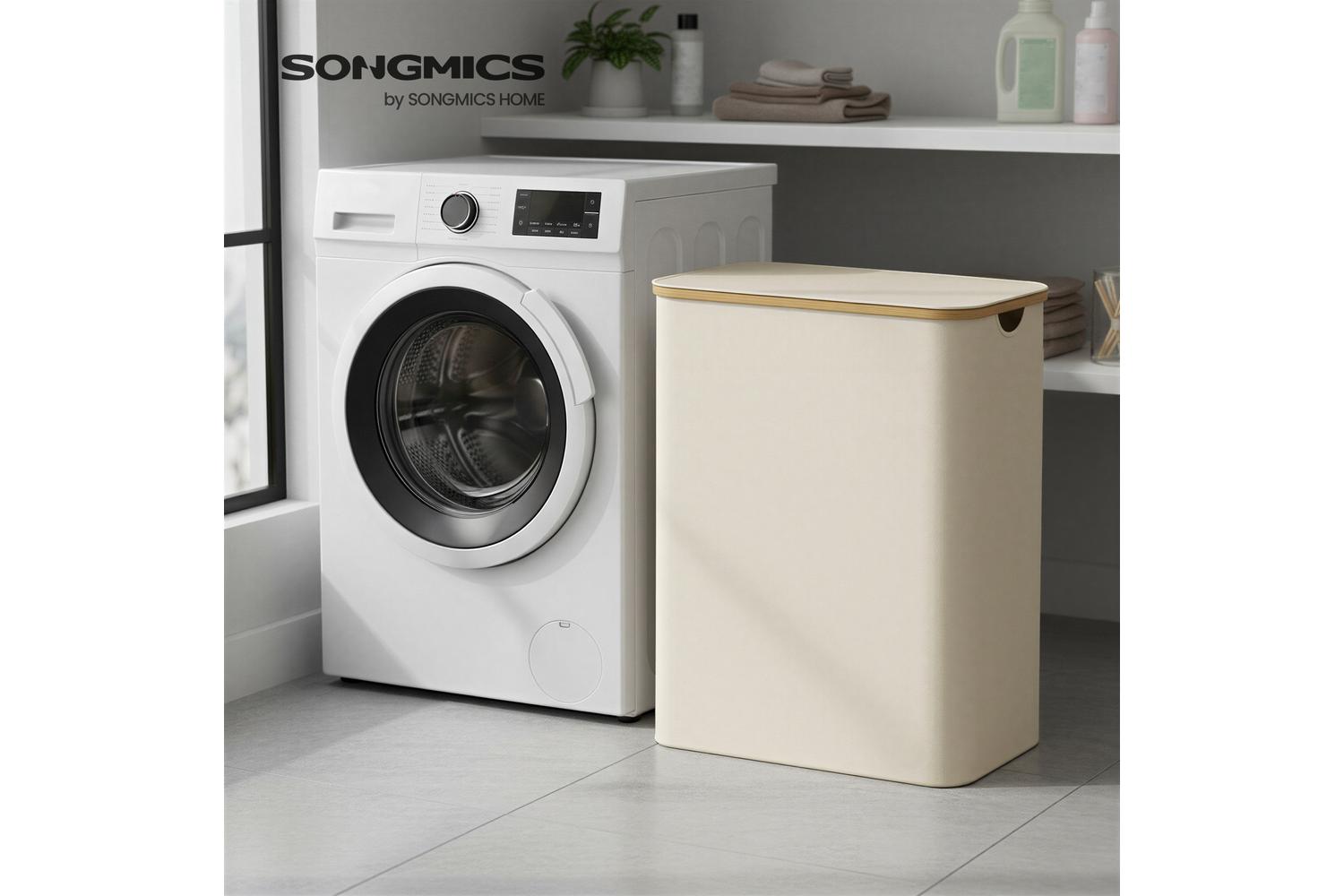 Songmics Laundry Hamper | Laundry Basket | Oxford Fabric | 150l-4