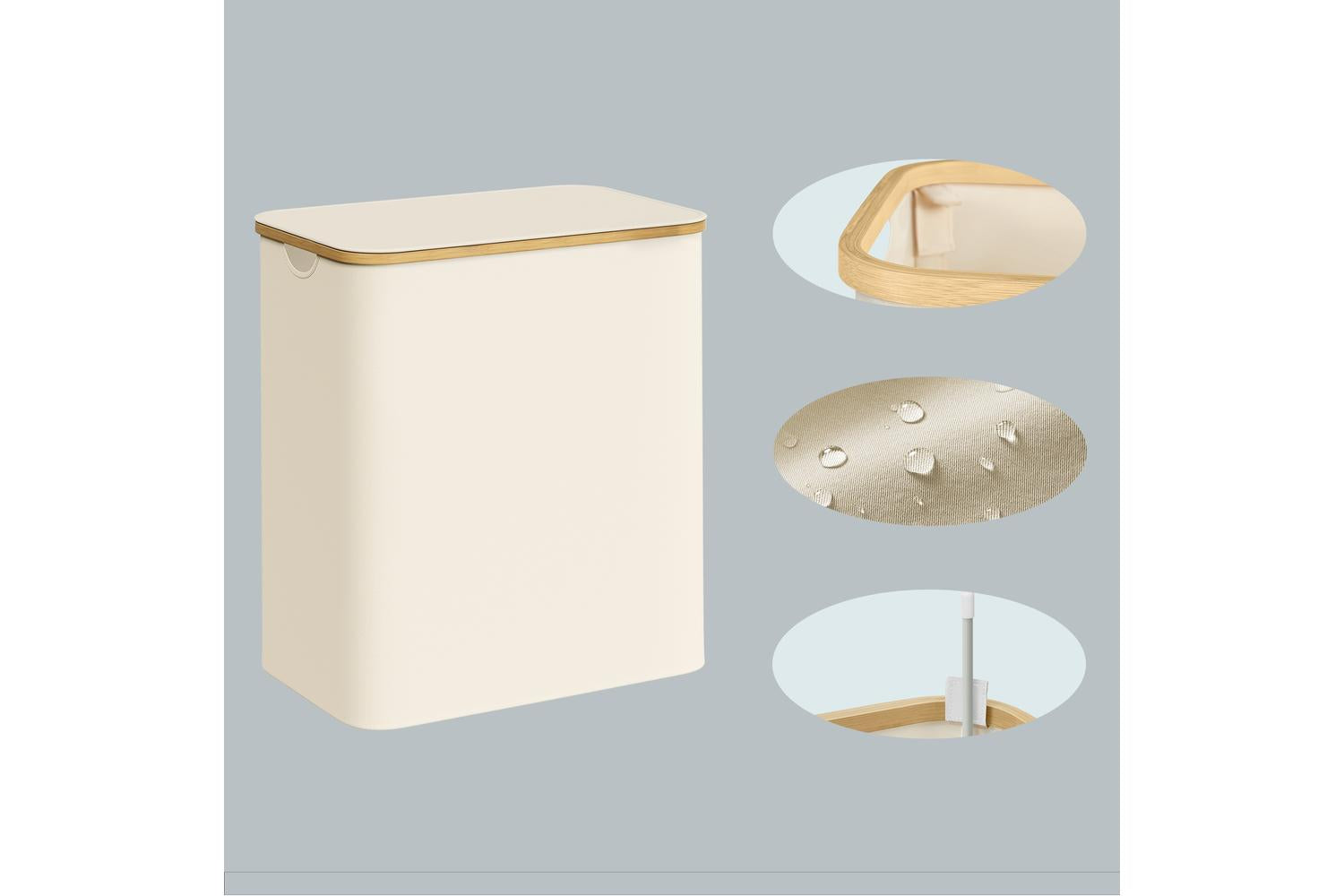 Songmics Laundry Hamper | Laundry Basket | Oxford Fabric | 150l-7