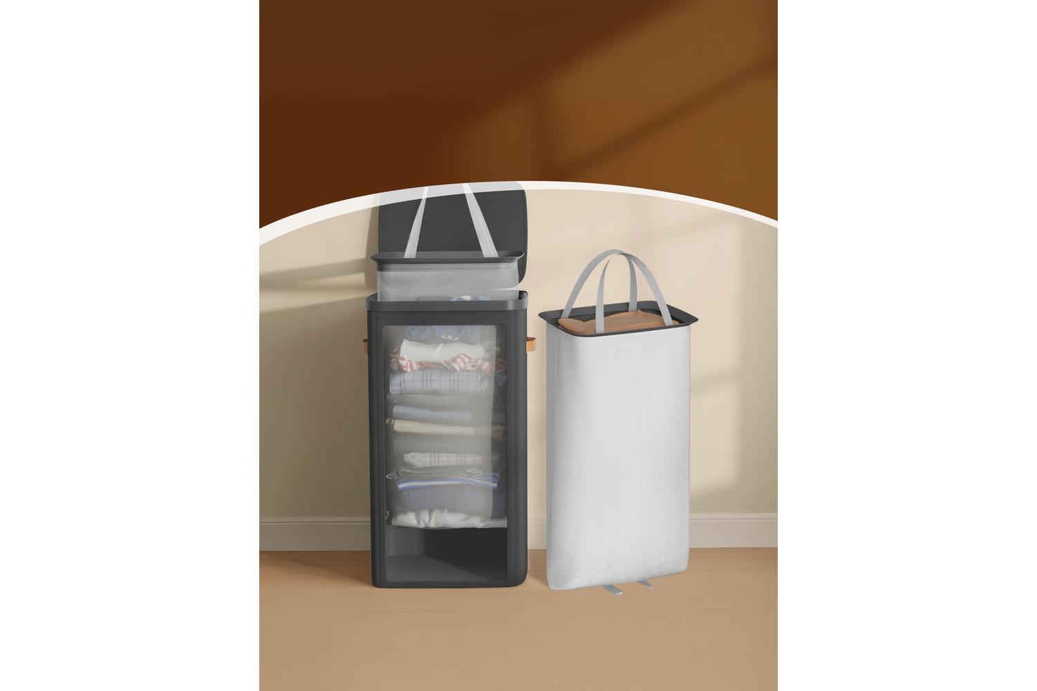 Songmics Laundry Basket | Laundry Hamper | Polyester Fabric | 100 Litre-8