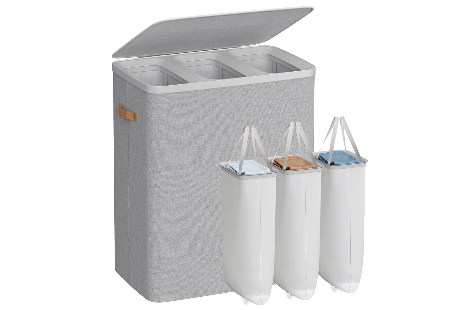 Songmics Laundry Basket | Laundry Hamper | Polyester Fabric | 190 Litre