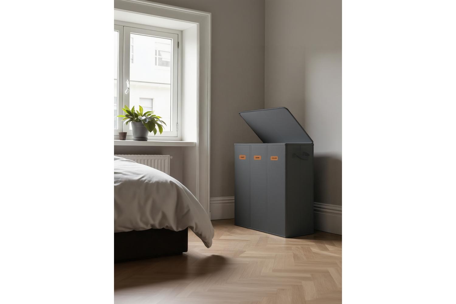 Songmics Laundry Hamper | Laundry Basket | Oxford Fabric | Large-3
