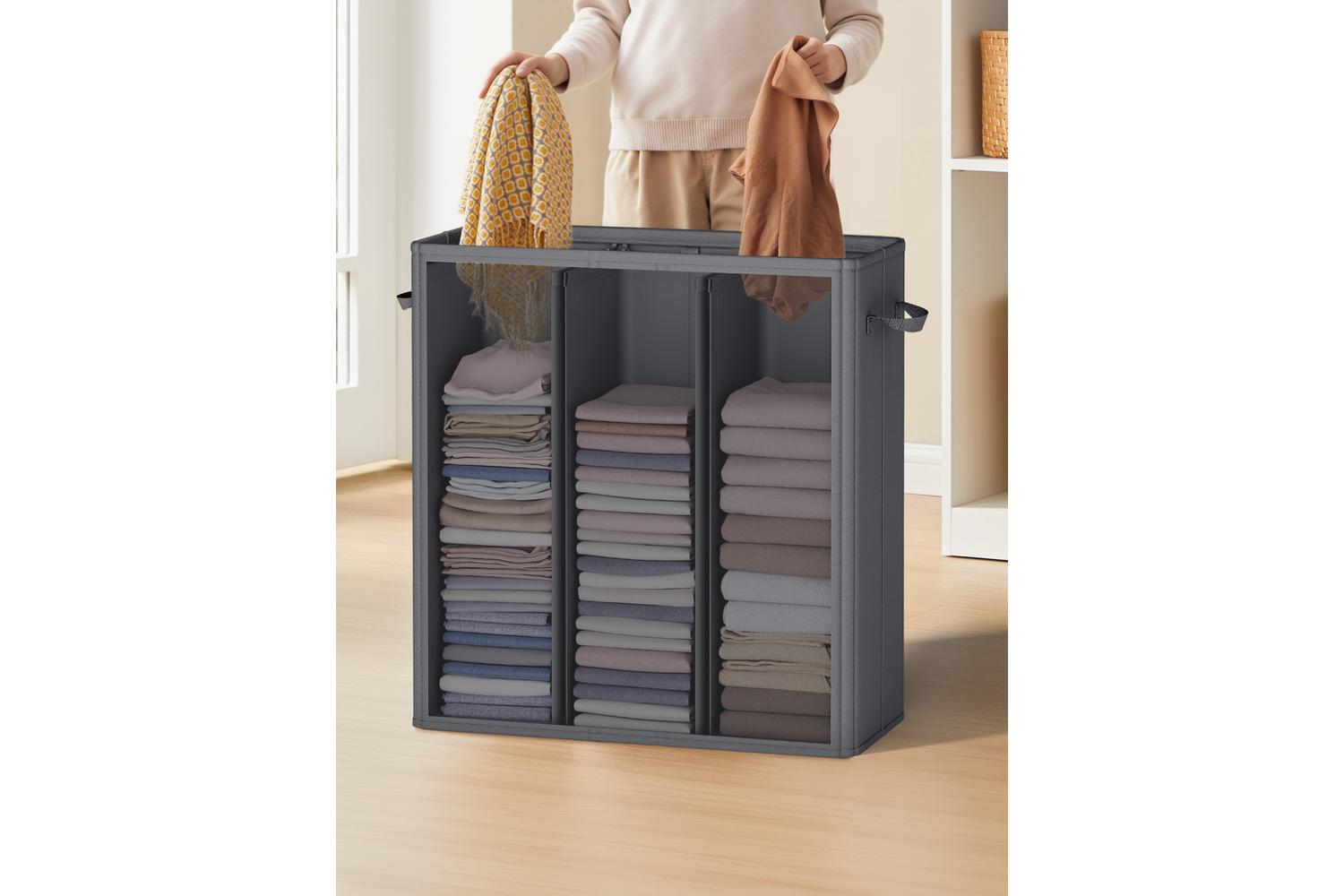 Songmics Laundry Hamper | Laundry Basket | Oxford Fabric | Large-5