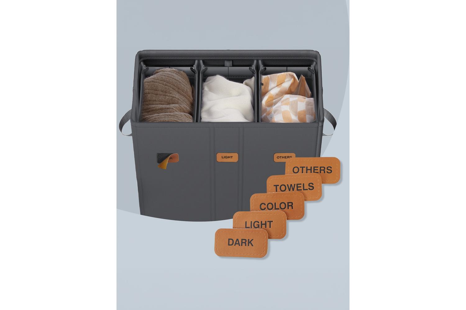 Songmics Laundry Hamper | Laundry Basket | Oxford Fabric | Large-6