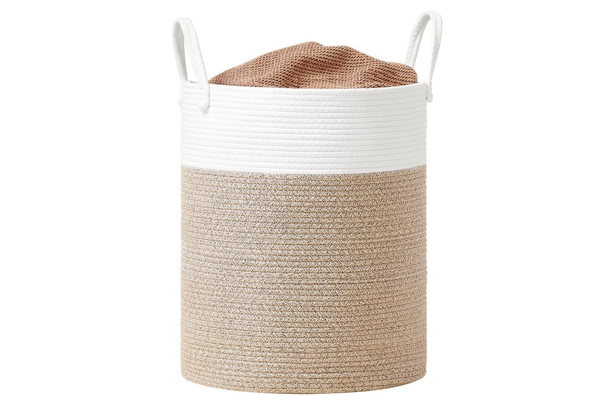 Songmics Laundry Basket | Laundry Hamper | Cotton Rope | 60 L-2
