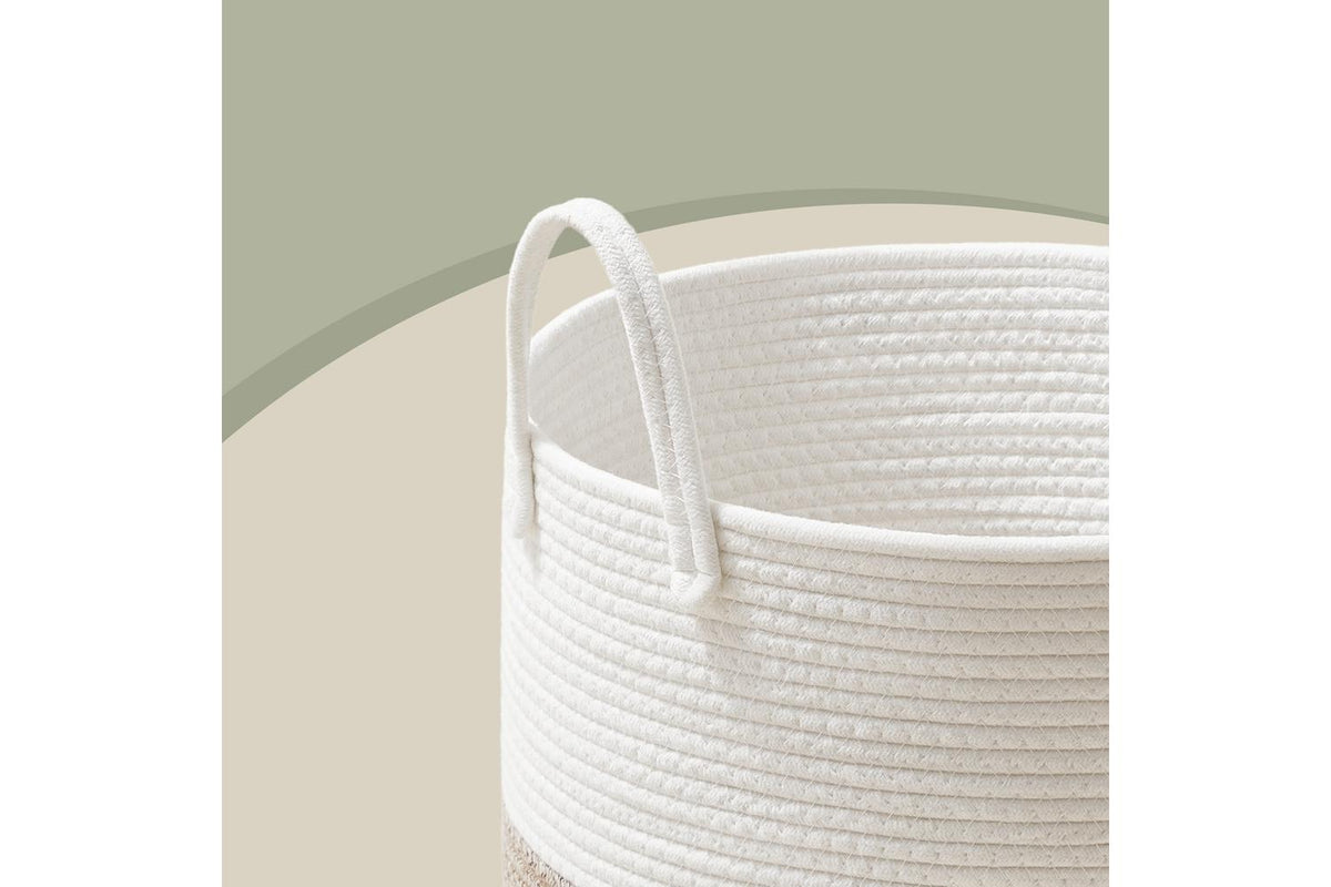 Songmics Laundry Basket | Laundry Hamper | Cotton Rope | 60 L-6