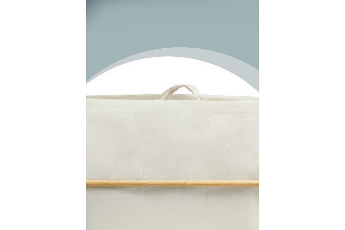 Songmics Laundry Hamper | Laundry Basket | Bamboo Frame-6