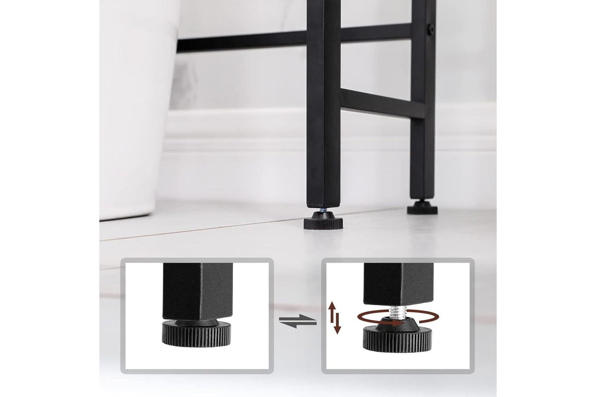Vasagle Over The Toilet Storage | Bathroom Shelf | Wood Chipboard And Steel-7