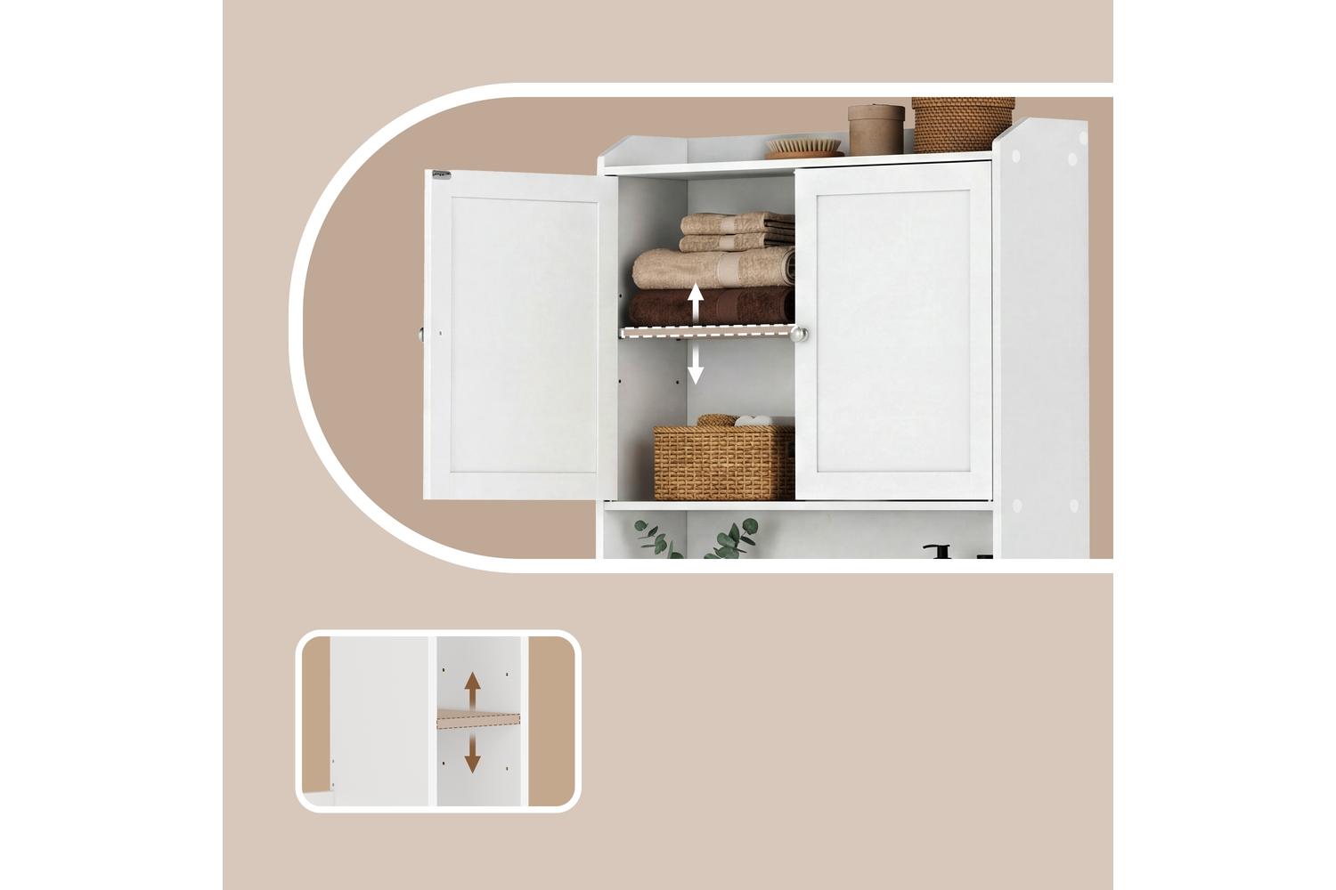 Vasagle Over The Toilet Storage | Bathroom Shelf | Particleboard Mdf-6
