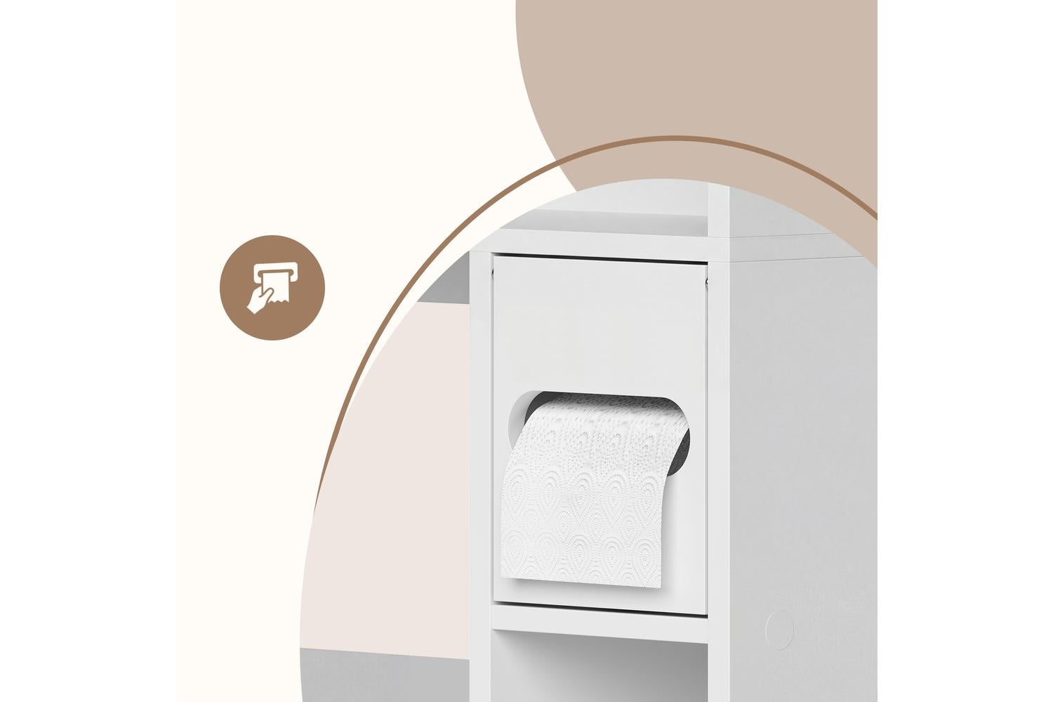 Vasagle Over The Toilet Storage | Bathroom Shelf | Particleboard Mdf-7