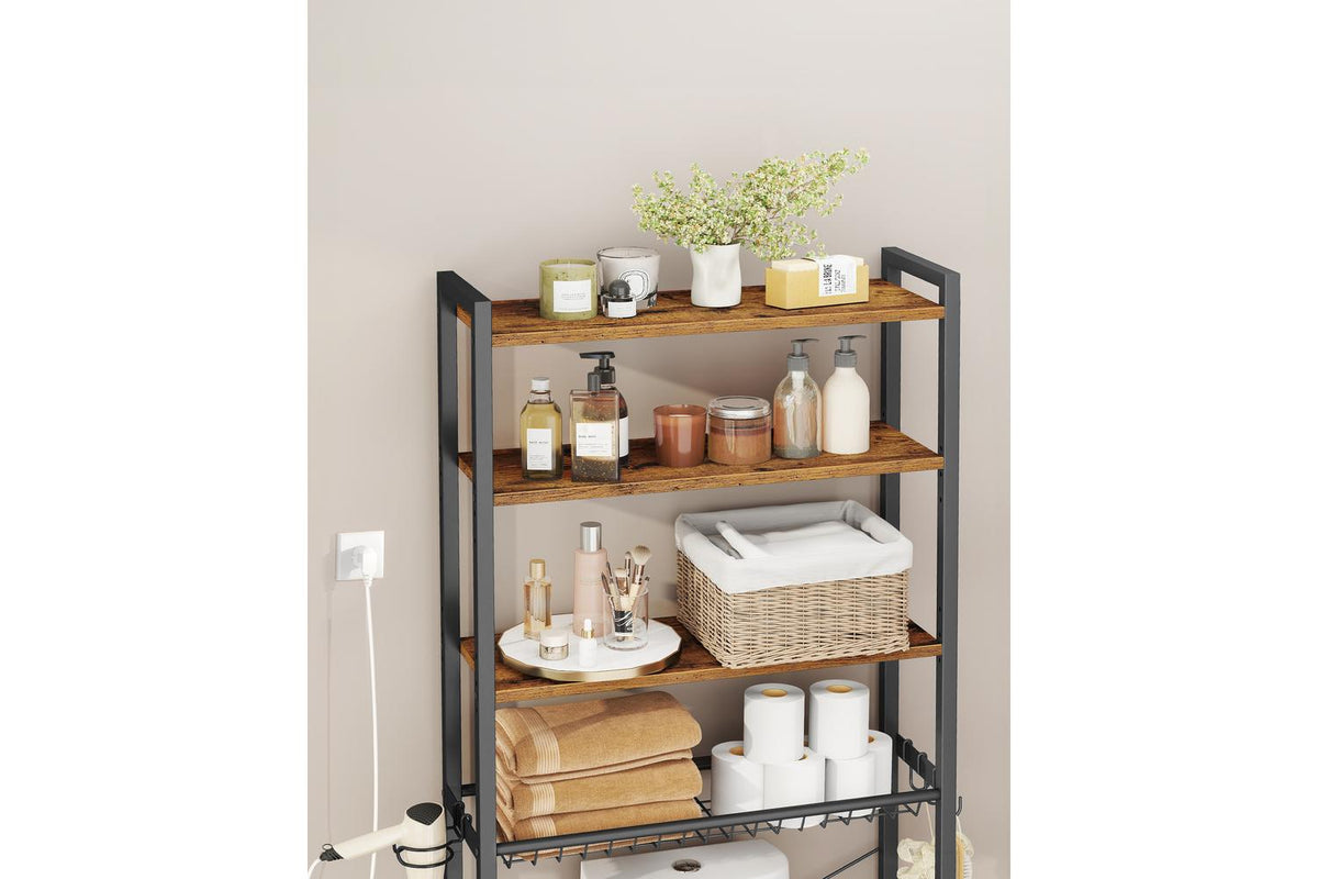 Vasagle Over The Toilet Storage | Bathroom Shelf | Steel & Particleboard-3