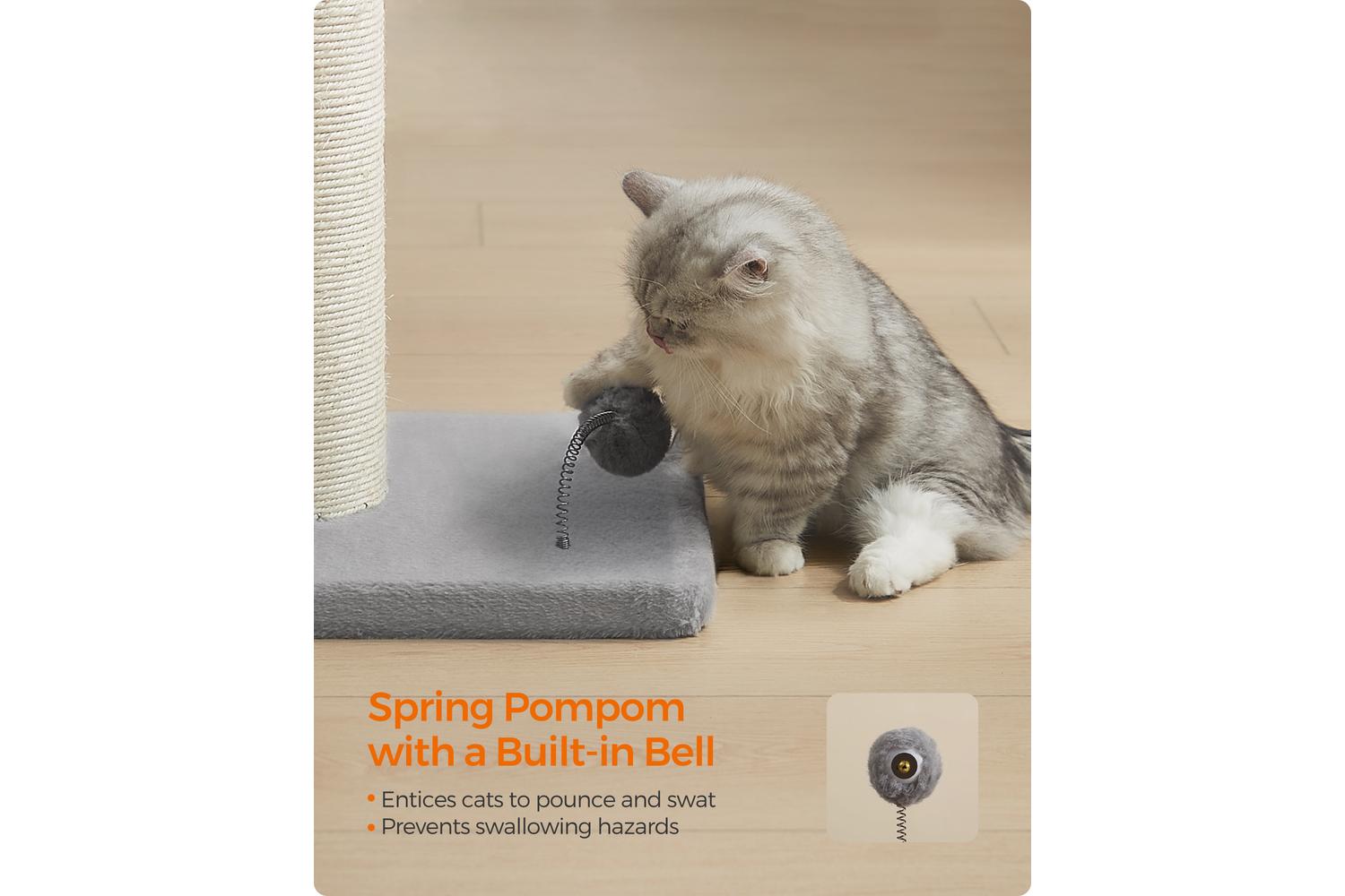 Feandrea Cat Scratching Post | Cat Tree | Sisal | 85 Cm-5