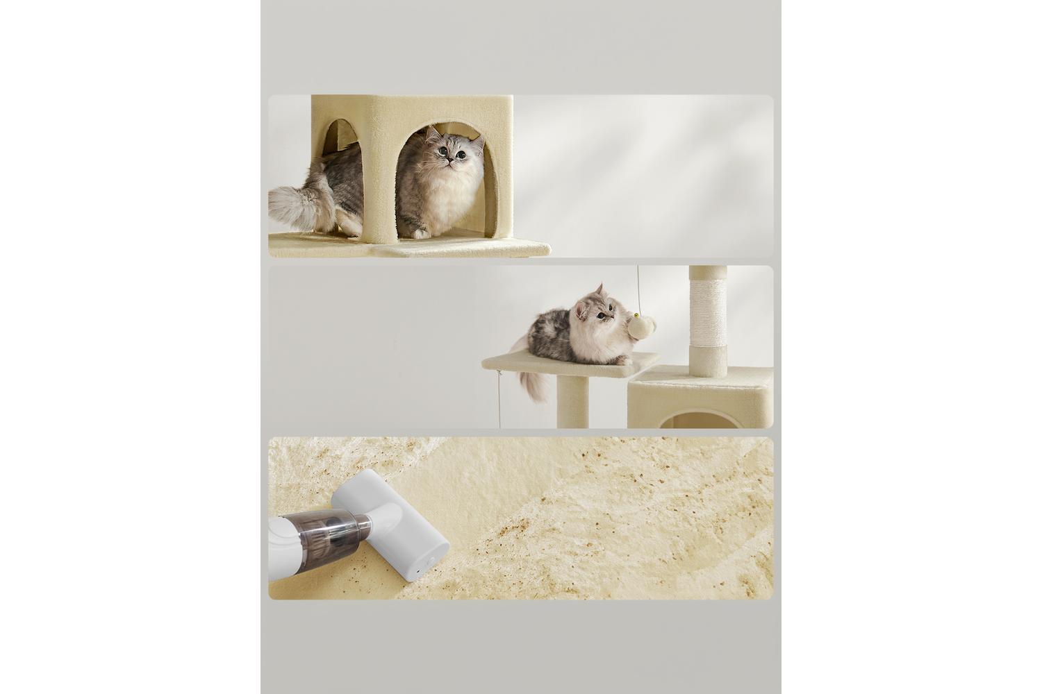 Feandrea Cat Tree | Cat Play Tower | Plush & Sisal | 137.7 Cm-7