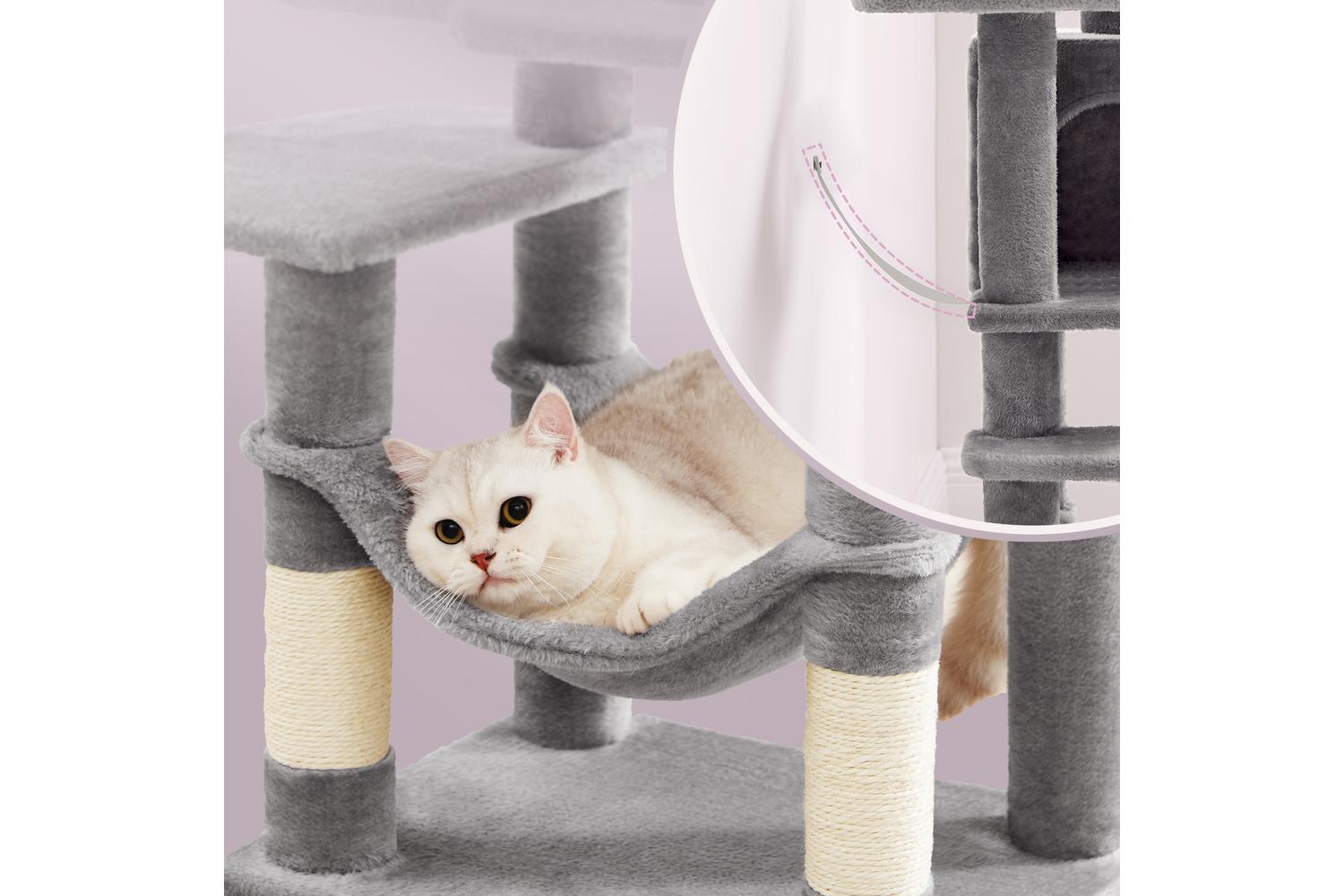 Feandrea Cat Tree | Cat Play Tower | Plush & Sisal | 112 Cm-3