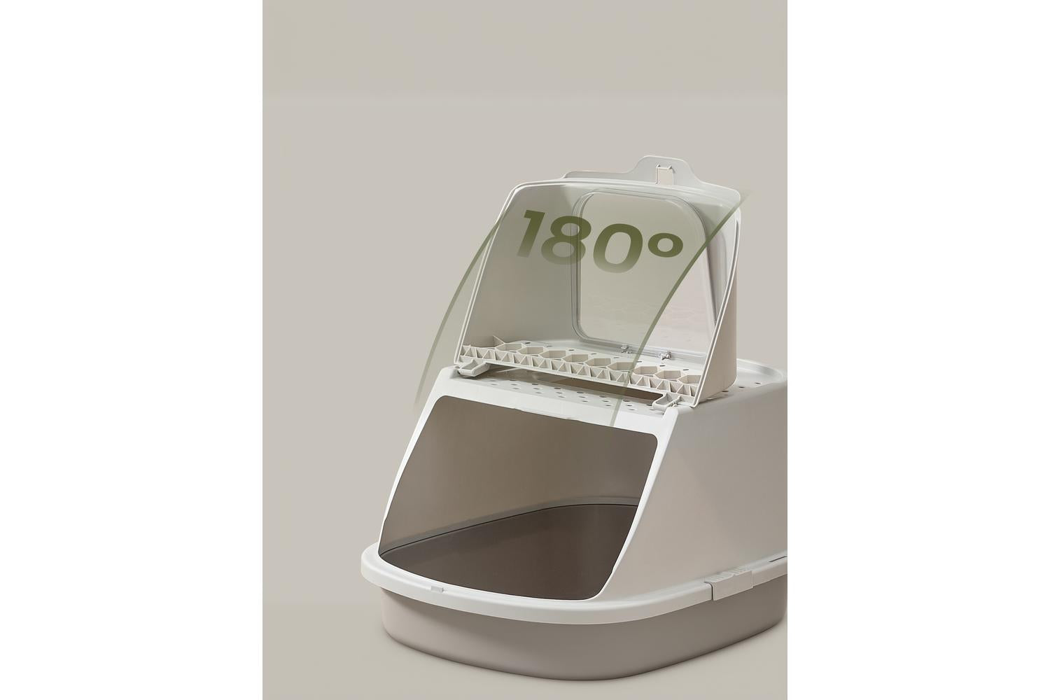 Feandrea Cat Litter Box | Cat Litter Box | Plastic | Large-8