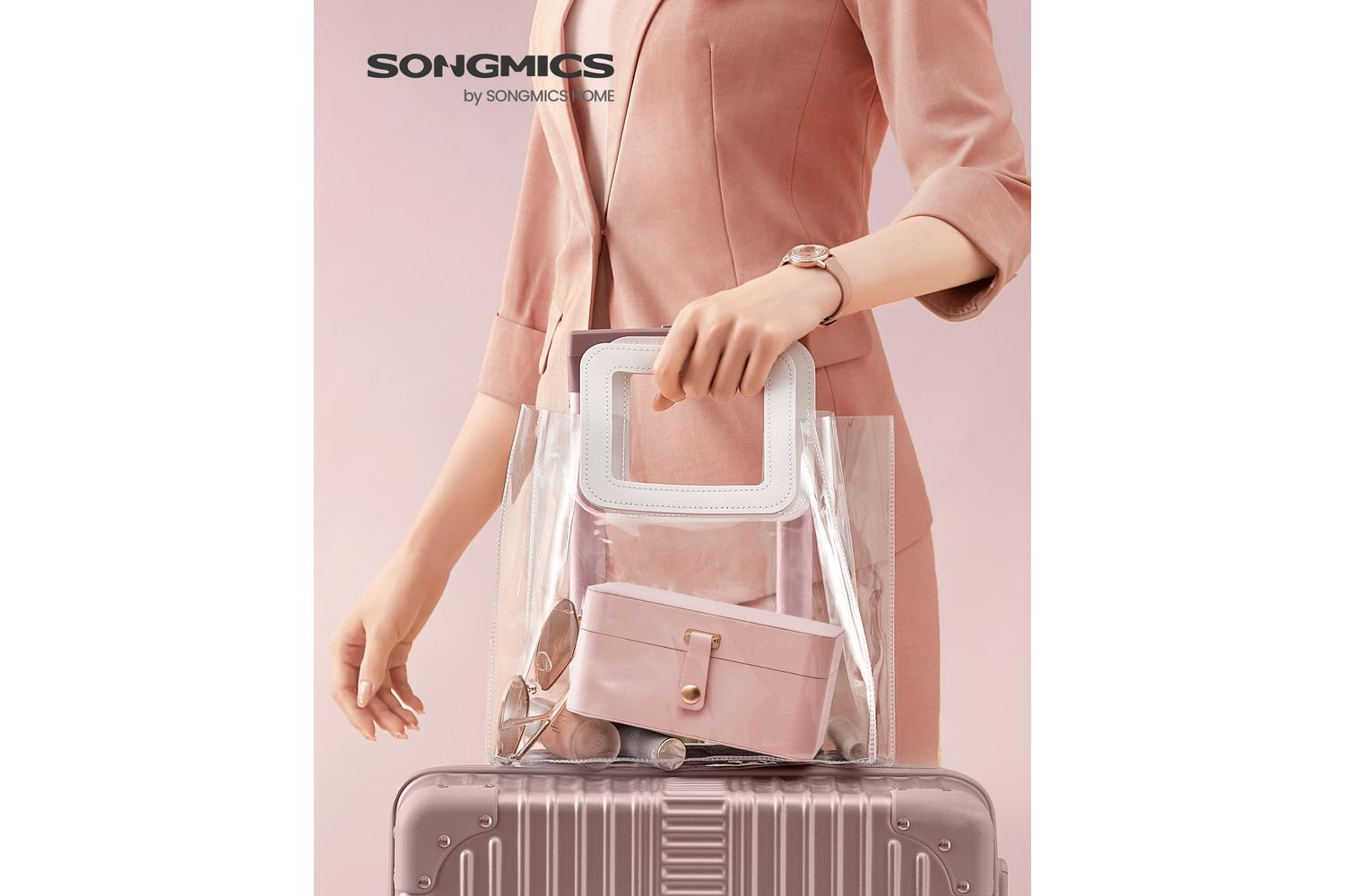 Songmics Jewelry Box | Jewelry Organizer | Velvet Lined | Compact-2