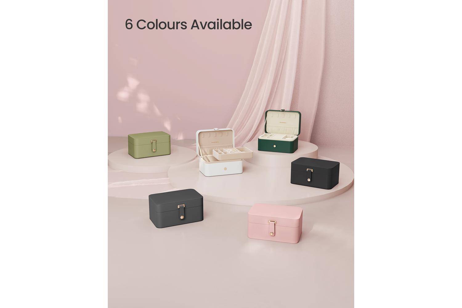 Songmics Jewelry Box | Jewelry Organizer | Velvet Lined | Compact-6