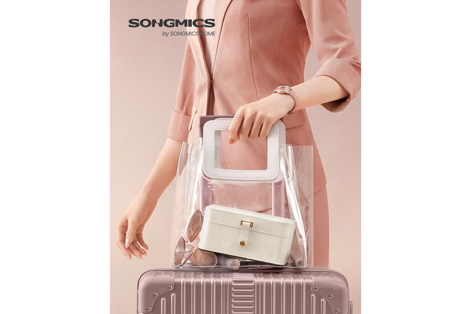 Songmics Jewelry Box | Jewelry Organizer | Velvet Lined | Compact-2