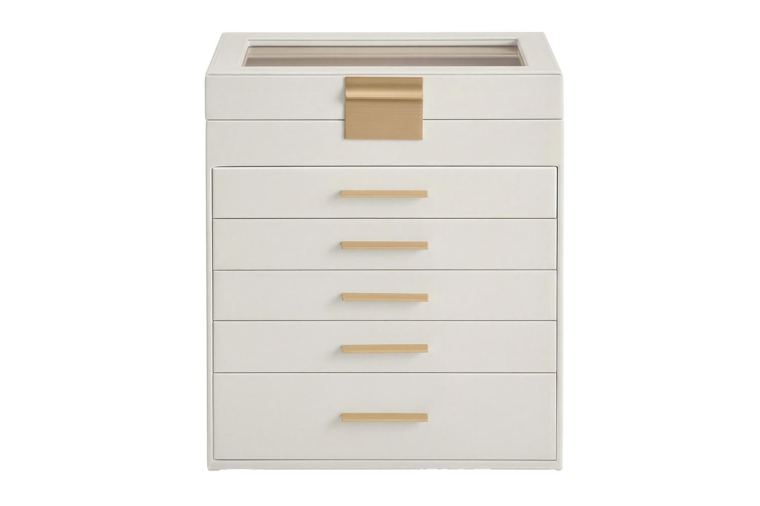 Songmics Jewelry Box | Jewelry Organizer | Pu & Mdf | 16.3 X 25.1 X 29 Cm