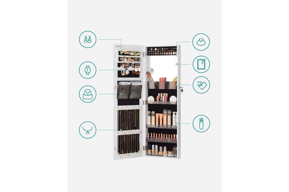 Songmics Jewelry Cabinet | Jewelry Organizer | Mdf | 108 Cm-6