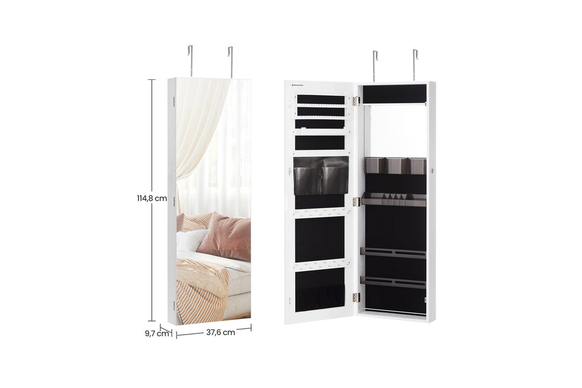 Songmics Jewelry Cabinet | Jewelry Organizer | Mdf | 108 Cm-7