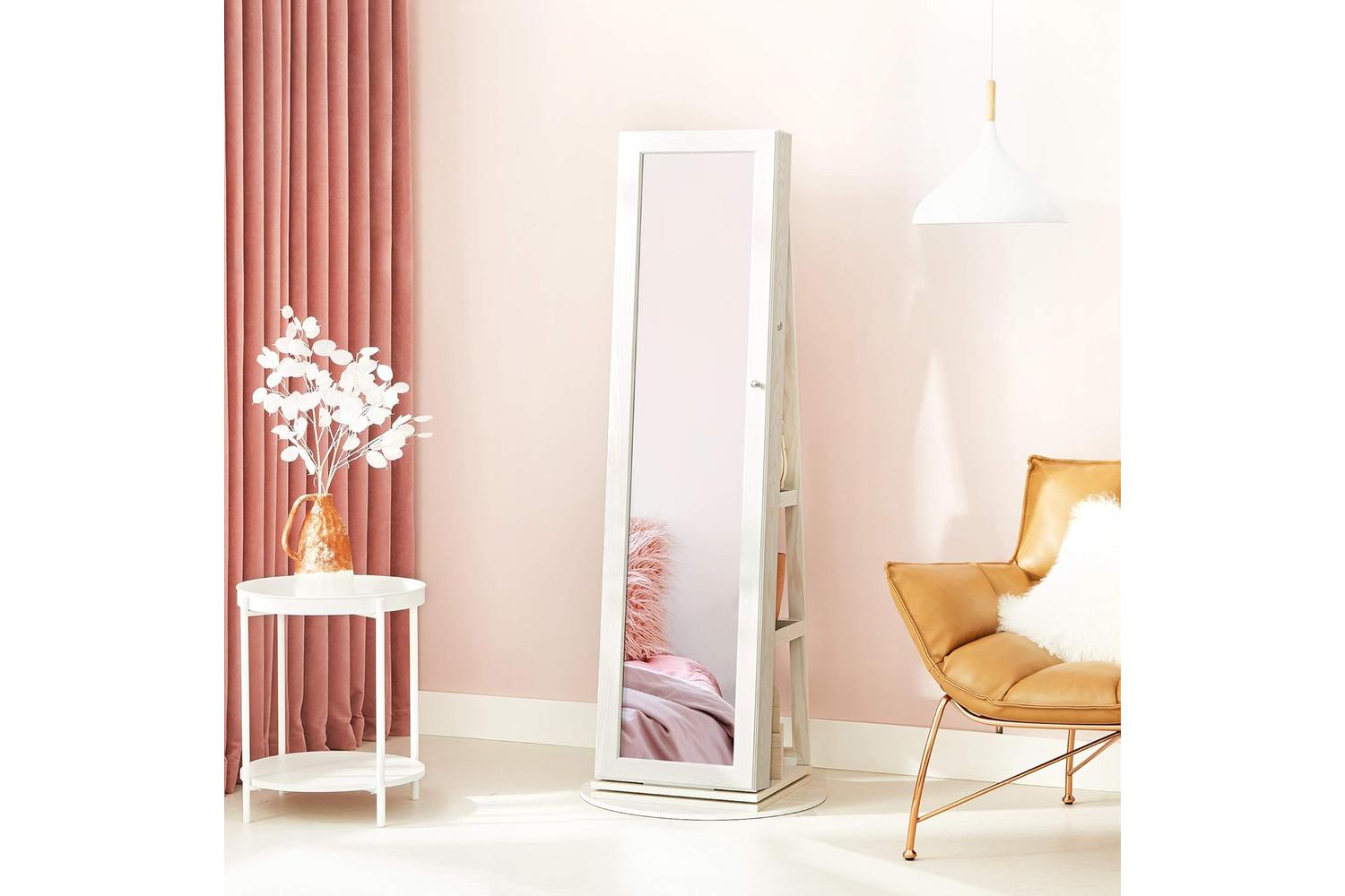 Songmics Jewelry Armoire | Jewelry Cabinet | Mdf | Full-length Mirror-5