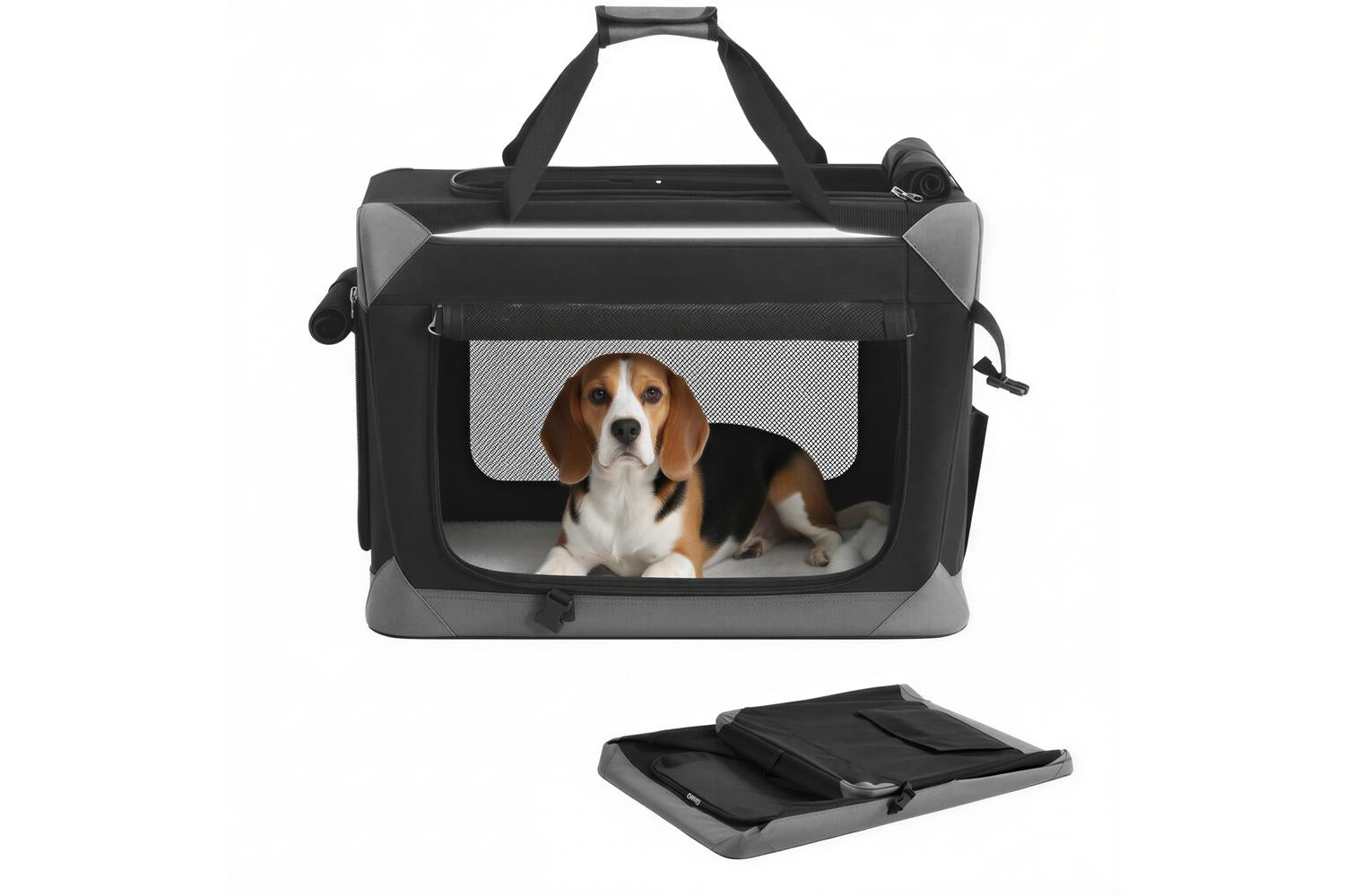 Feandrea Pet Carrier | Pet Carrier | Oxford Fabric | 60 X 42 X 42 Cm-2