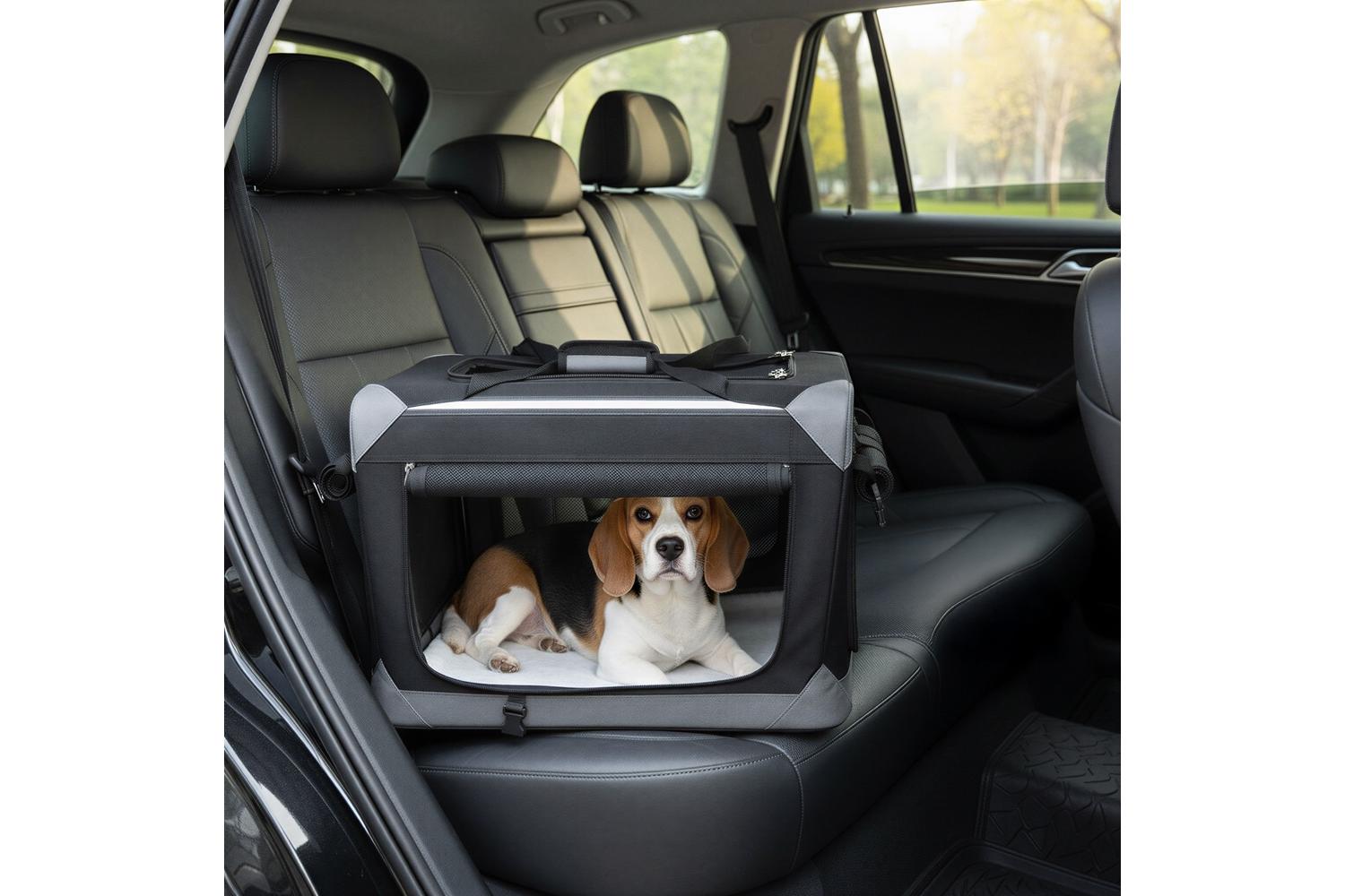 Feandrea Pet Carrier | Pet Carrier | Oxford Fabric | 60 X 42 X 42 Cm-4