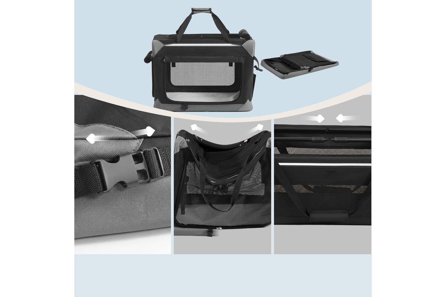 Feandrea Pet Carrier | Pet Carrier | Oxford Fabric | 60 X 42 X 42 Cm-8