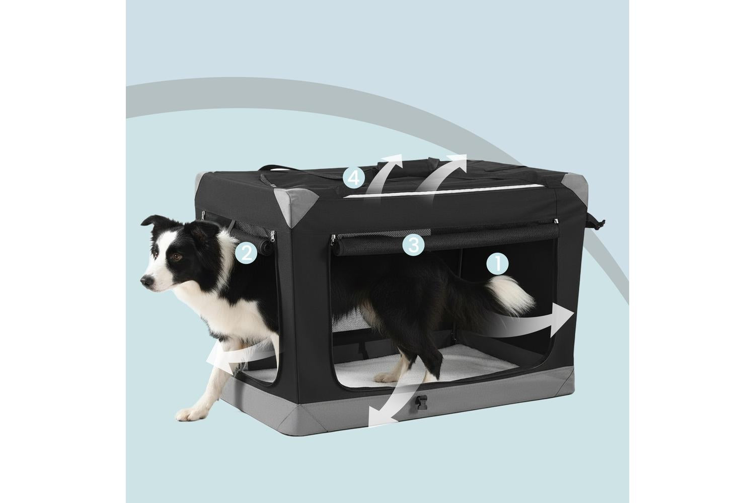 Feandrea Pet Carrier | Pet Carrier | Oxford Fabric | Medium-6